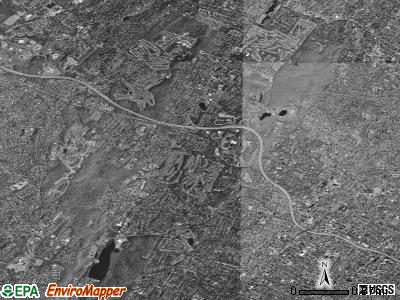 West Orange township, New Jersey satellite photo by USGS