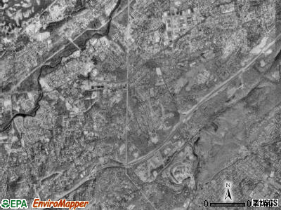 Berkeley Heights township, New Jersey satellite photo by USGS