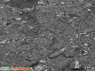 Cranford township, New Jersey satellite photo by USGS