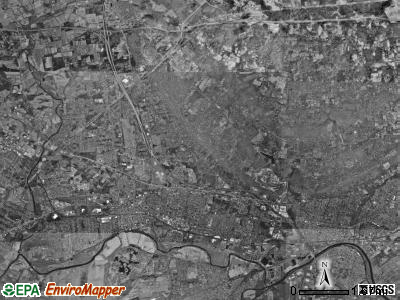 Bridgewater township, New Jersey satellite photo by USGS
