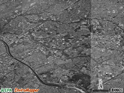 Piscataway township, New Jersey satellite photo by USGS
