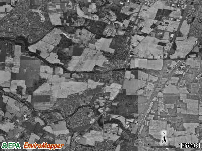 Cranbury township, New Jersey satellite photo by USGS