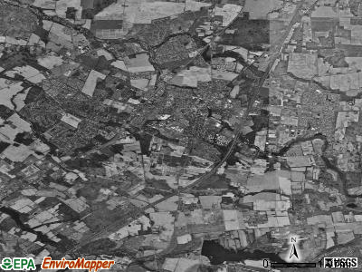 East Windsor township, New Jersey satellite photo by USGS