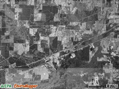 Water Creek township, Arkansas satellite photo by USGS