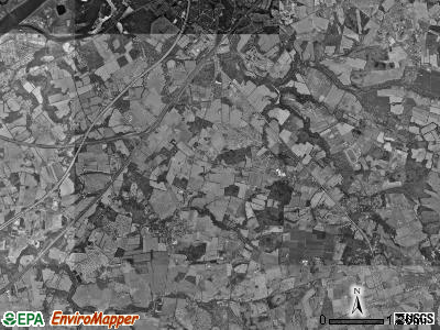 Mansfield township, New Jersey satellite photo by USGS