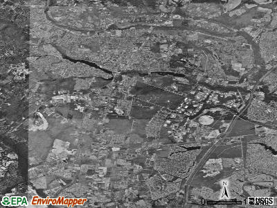Lakewood township, New Jersey satellite photo by USGS
