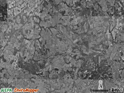 Springfield township, New Jersey satellite photo by USGS