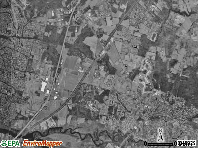 Westampton township, New Jersey satellite photo by USGS