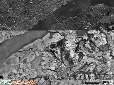 Logan township, New Jersey satellite photo by USGS
