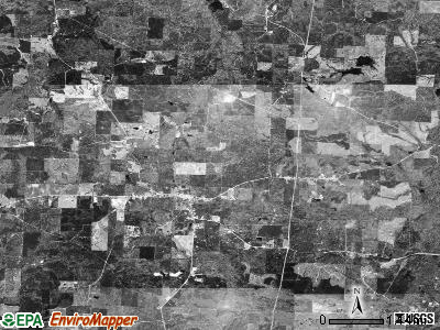 Caney township, Arkansas satellite photo by USGS