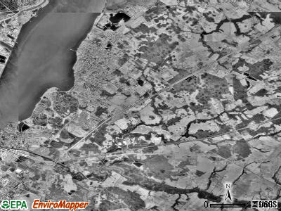 Carneys Point township, New Jersey satellite photo by USGS