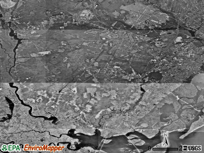 Egg Harbor township, New Jersey satellite photo by USGS