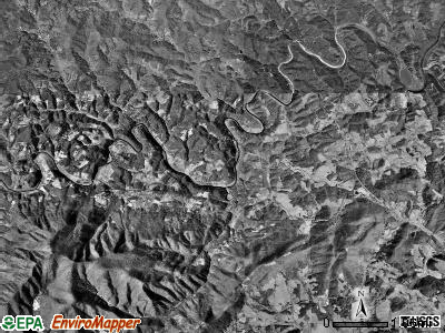 Walnut Hill township, North Carolina satellite photo by USGS