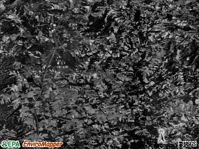 Dobson township, North Carolina satellite photo by USGS