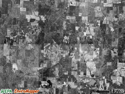 Parker township, Arkansas satellite photo by USGS