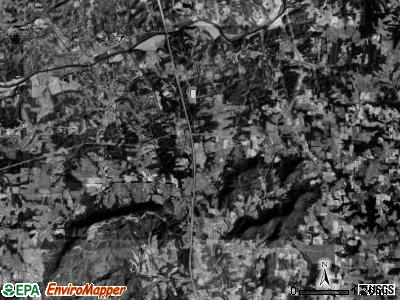 North Knobs township, North Carolina satellite photo by USGS