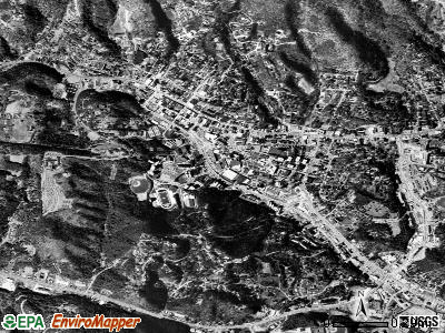 Boone township, North Carolina satellite photo by USGS