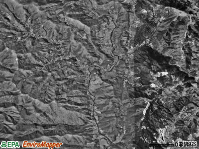 Plumtree township, North Carolina satellite photo by USGS