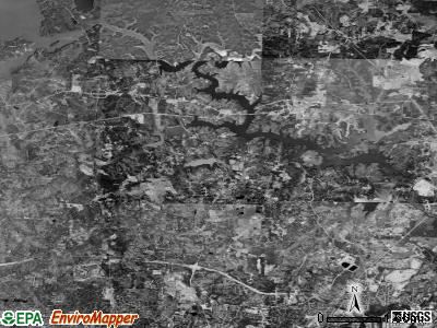Bartons Creek township, North Carolina satellite photo by USGS