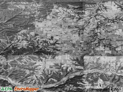 Mount Vernon township, Arkansas satellite photo by USGS