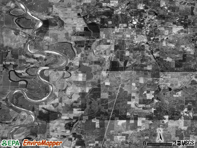 Steel township, Arkansas satellite photo by USGS