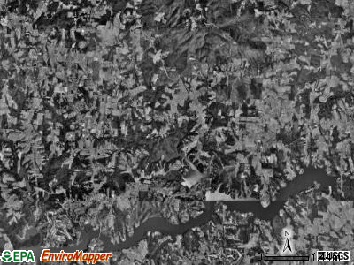 Wittenburg township, North Carolina satellite photo by USGS