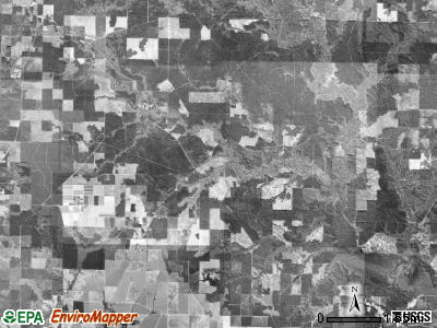 Bearhouse township, Arkansas satellite photo by USGS
