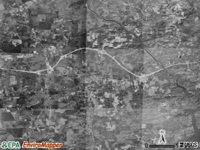 Center township, North Carolina satellite photo by USGS