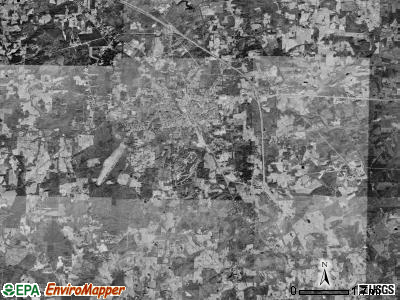 Matthews township, North Carolina satellite photo by USGS