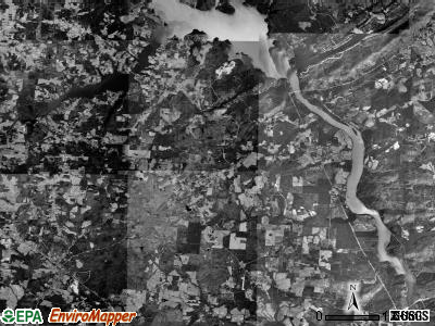 Morgan township, North Carolina satellite photo by USGS
