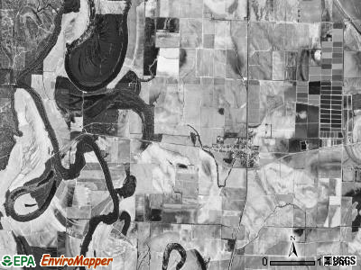 Montrose township, Arkansas satellite photo by USGS