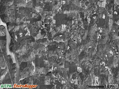 Alleghany township, North Carolina satellite photo by USGS