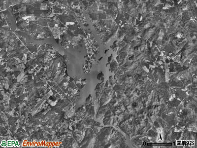 Eldorado township, North Carolina satellite photo by USGS