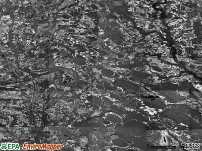 Cedar Creek township, North Carolina satellite photo by USGS