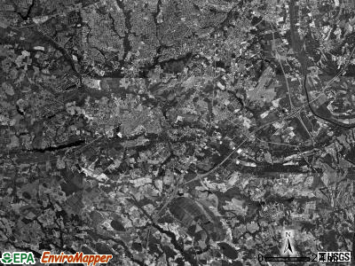 Rockfish township, North Carolina satellite photo by USGS
