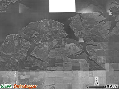 Merrimon township, North Carolina satellite photo by USGS
