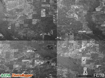 Tubal township, Arkansas satellite photo by USGS