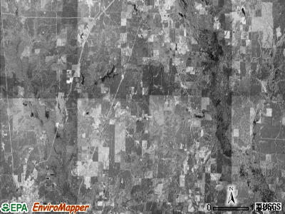 Jackson township, Arkansas satellite photo by USGS