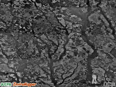 Stewartsville township, North Carolina satellite photo by USGS