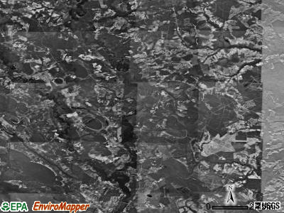 Franklin township, North Carolina satellite photo by USGS