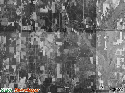 Elon township, Arkansas satellite photo by USGS