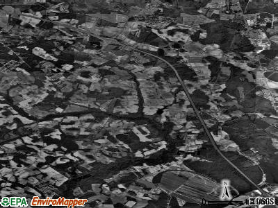 Smyrna township, North Carolina satellite photo by USGS