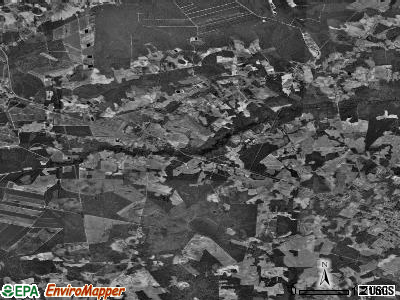 Abbotts township, North Carolina satellite photo by USGS