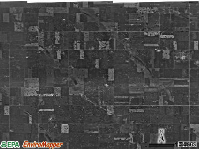Colquhoun township, North Dakota satellite photo by USGS