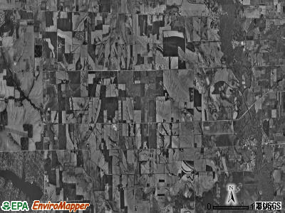 Laona township, Illinois satellite photo by USGS