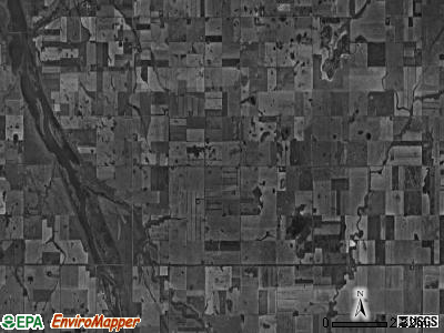 Eidsvold township, North Dakota satellite photo by USGS