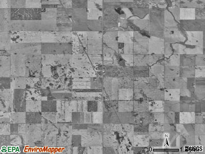 Glenila township, North Dakota satellite photo by USGS