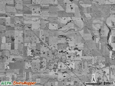 Armourdale township, North Dakota satellite photo by USGS