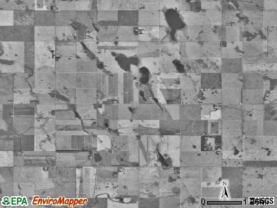 Grey township, North Dakota satellite photo by USGS