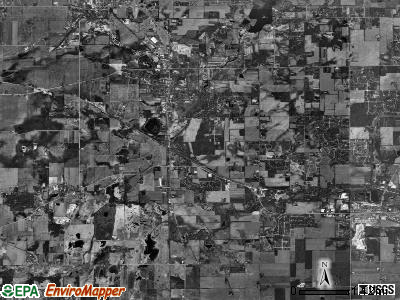 Richmond township, Illinois satellite photo by USGS